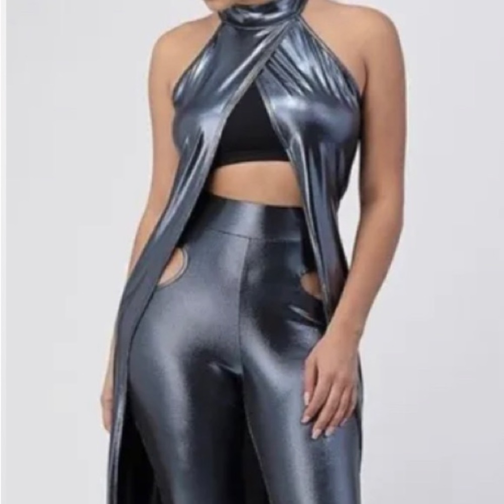 2 Piece Pants Set For Woman, does not come with black banduea
